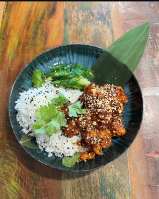 Koreański smażony kurczak