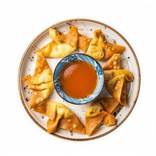 9. Wan Tun Frito Con Salsa Agridulce