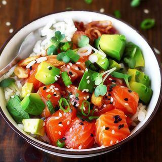 Chirashi De Salmón Picante