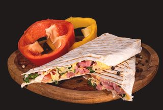 Гезлеме с ветчиной/ Gozleme cu sunca