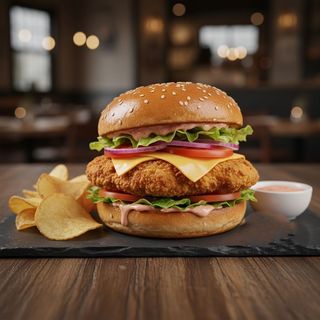 Single Chicken Burger