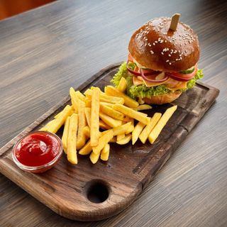 Бургер з креветкою