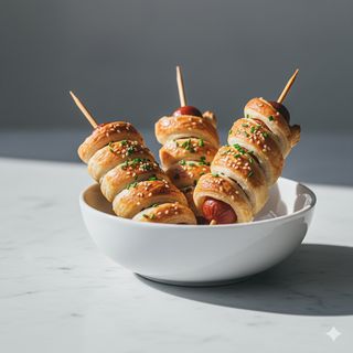 Spiedini hot dog 2 pezzi