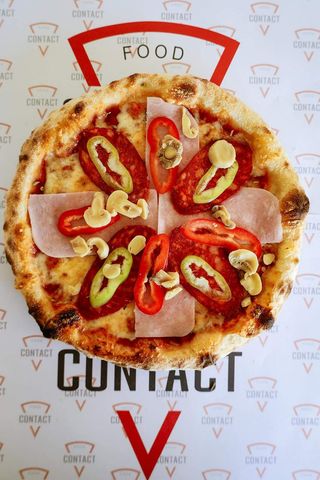 Pizza Diavola + Coca-Cola