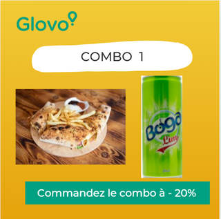 Baguette farcie escalope + Boga