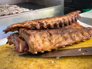 Costelinha no Churrasco Familiar