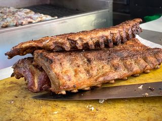 Costelinha no Churrasco Familiar