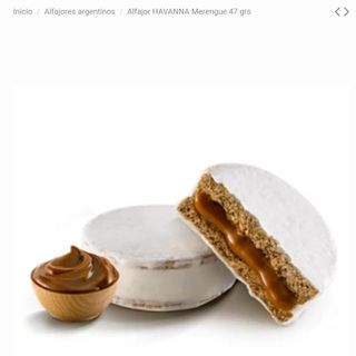 Alfajor havanna blanco
