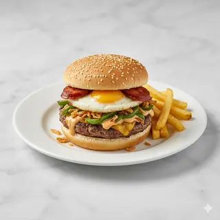 Chorizo Salty Burger