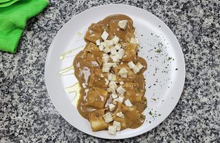 Tortelli de paté de pato