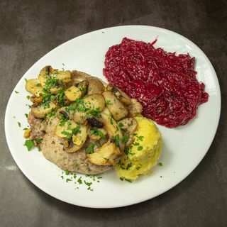 Brizol wieprzowy z pieczarkami