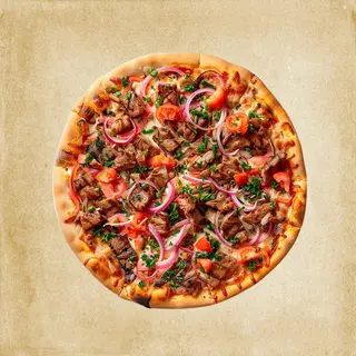 Pizza Kebab De Pollo
