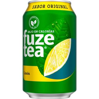 Fuze tea Negro Limón lata 330ml.