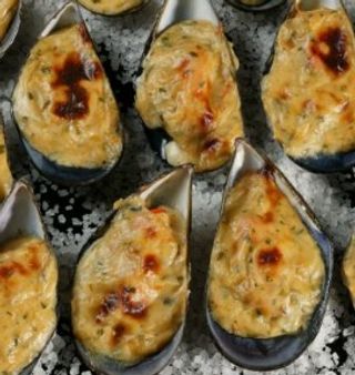 Mejillones Gratinados