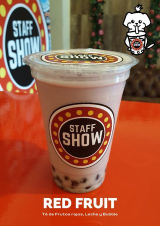 Bubble Tea Red Fruit (450 Ml.)