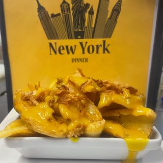 Patatas fritas con miel y mostaza 