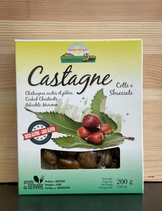 Castagne cotte e sbucciate 200gr 