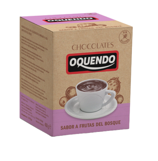 Cacao Oquendo Sabor Frutas Del Bosque, 15 Uds
