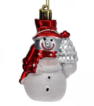 (207284) Ukras za jelku Snješko 3/1 9cm 01220961