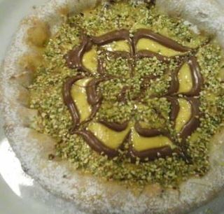 Pizza Nutella pistacchio 