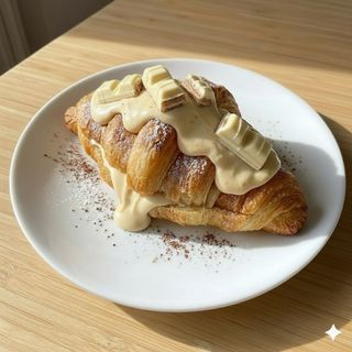 Cornetto al Kinder Bueno bianco