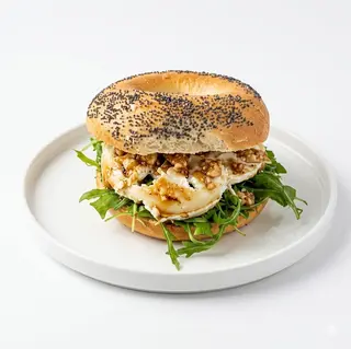 Bagel Goat Cheese & Honey