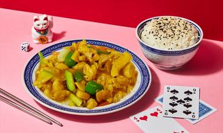Crea tu Bol Pollo al Curry 制作咖喱鸡碗