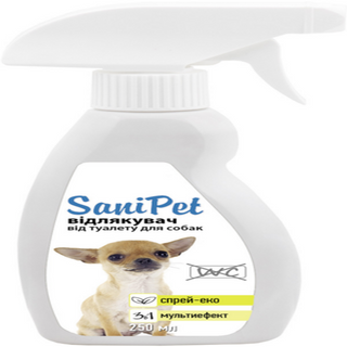 Спрей відлякувач від туалета для собак Саніпет, 250мл 