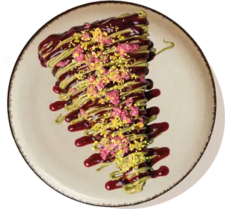 Crêpe Rossa pistachio