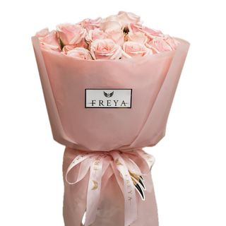 Buchet 7 miniroze roz