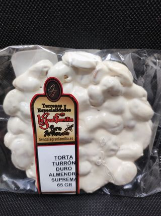 Torta Turrón Duro Almendra Suprema 65grs