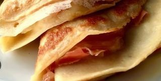 Crep Jamón Salado Y Queso