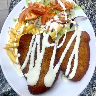 Piatto con la cotoletta