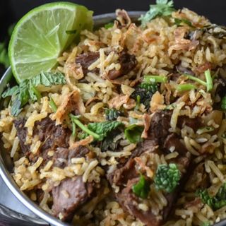 Masahari lamb biryani