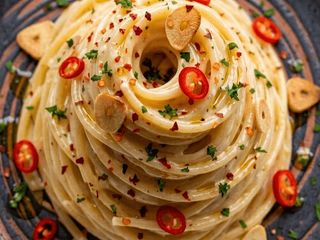 Spaghetti z czosnkiem i oliwą  Spaghetti Aglio e Olio (300g)