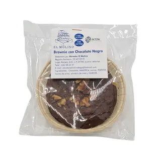 Mini Brownie Chocolate Negro 100gr  (Sin Gluten)