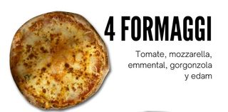 pizza quattro formaggi (mediana)