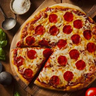 Pizza de pepperoni (mediana)