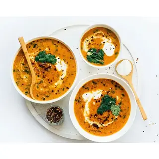 Coconut Beans, Rice/ Chapatis 2pcs