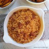 Moro de habichuela roja con costilla guisado