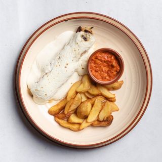 Punjena vješalica s kajmakom