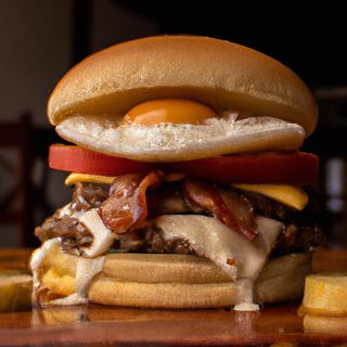 Hamburguesa Súper Rayfer Con Huevo