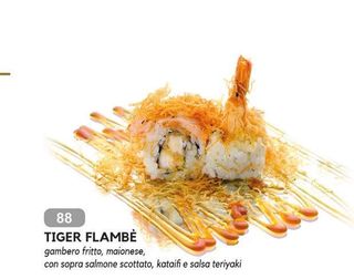 88. Uramaki tiger flambe
