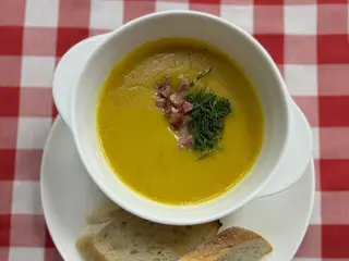 Сочевичний крем-суп з беконом (250g)