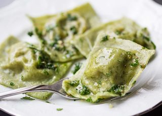 Ravioles de verdura
