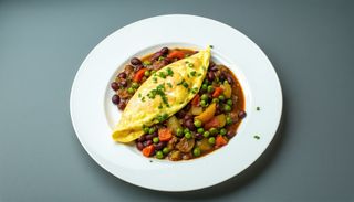 Petit Pois Avec Omelette