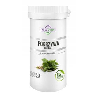 POKRZYWA EKSTRAKT 400 mg 60 KAPSUŁEK - SOUL FARM