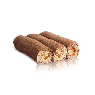 Rulou cu cremă de alune, zmeura si Nesquick