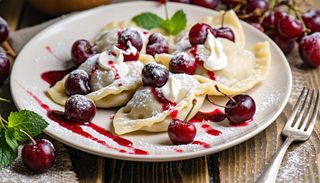 Pierogi z wiśnią 9szt.