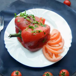 Ardei gras la gratar